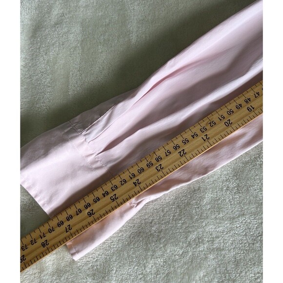 Lareida Womens Shirt Sz 38 Button Up Stretchy Career Light Blush Pink Designer - Picture 10 of 12